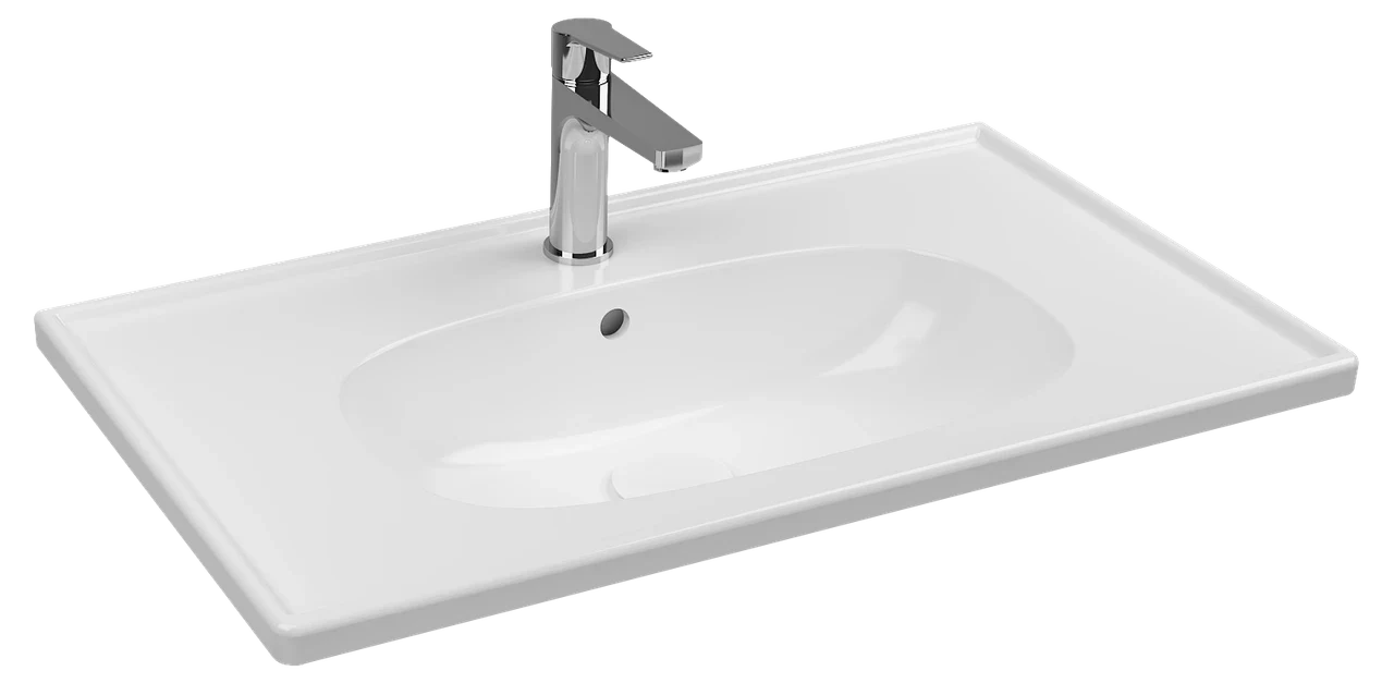 Isvea Sistema C Flat Washbasin 80 cm 10SC50080