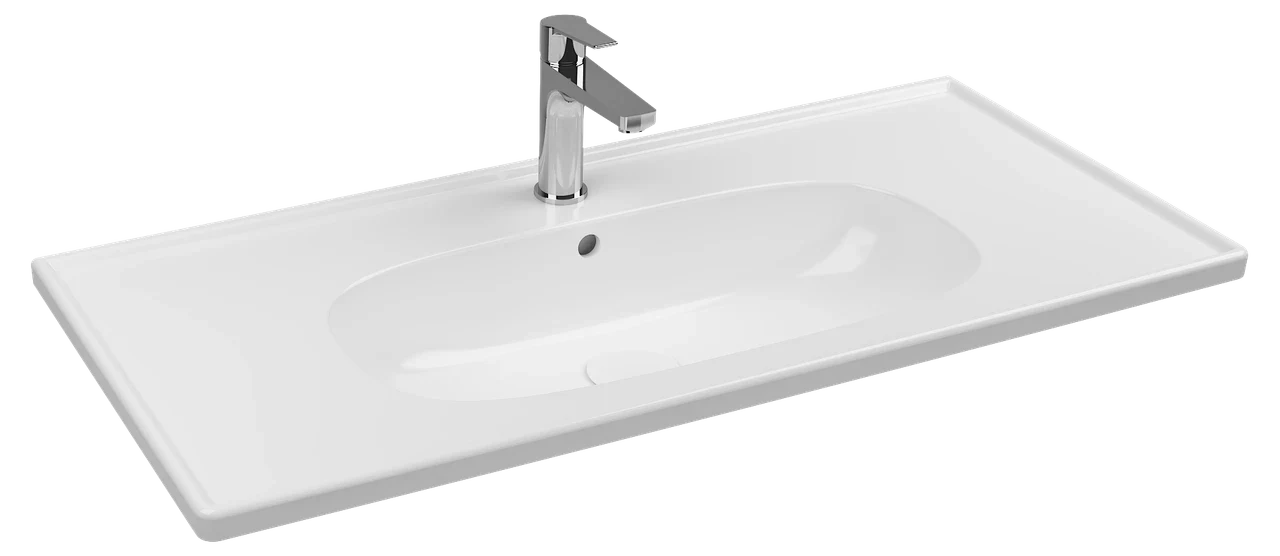 Isvea Sistema C Flat Washbasin 100 cm 10SC50100