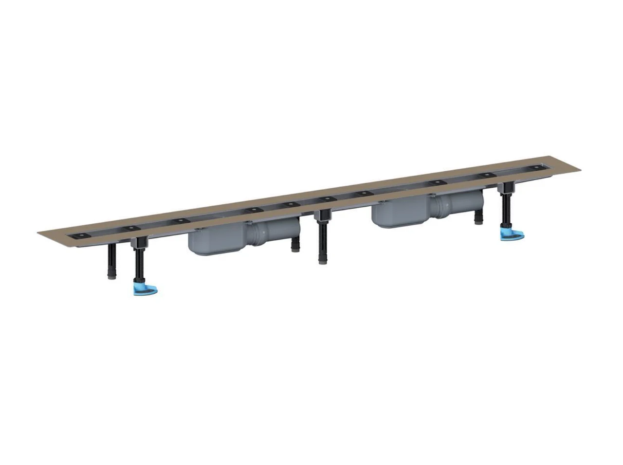Dallmer Shower channel CeraLine Plan F Duo 1900 mm, DN 50