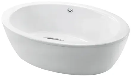 TOTO Enameled Cast Iron Bathtub w/out Hand Grip, 185L ( 1650W x 900D x 565H mm ) FBY1614PTE#W