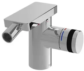 TOTO "Mono" Single Lever Bidet Faucet W/Progressive Mixer and 1 1/4" Pop-Up Waste TX303BMBR