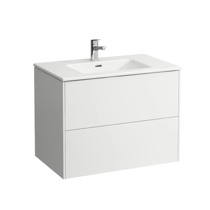 LAUFEN Slim washbasin with vanity unit80 × 50 cm