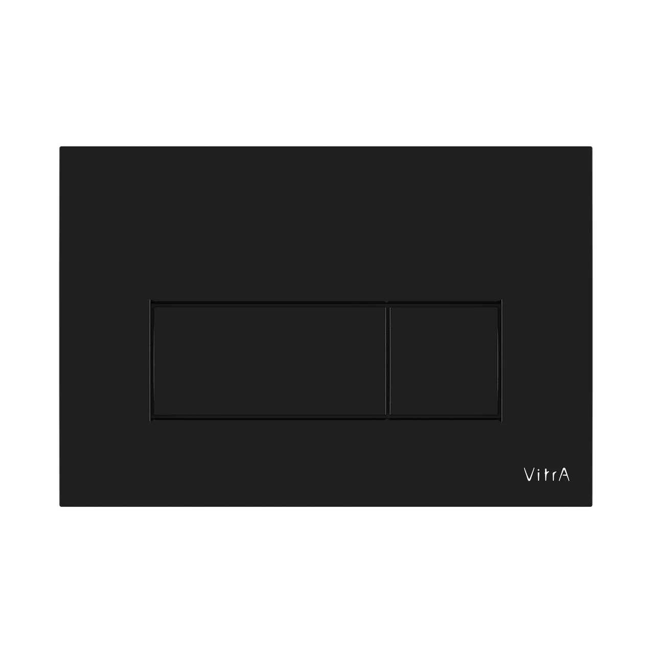 VitrA Loop Square Flush Plate - Glossy Black 740-2350