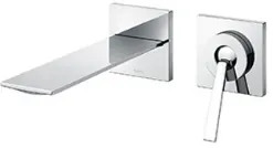 TOTO ZL Single Lever Lavatory Faucet - Wall Mounted w/o Pop-Up Waste (Short Spout) TLP02309DC