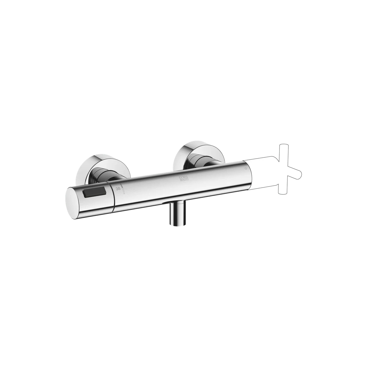 Dornbracht Shower thermostat for wall installation 34445979