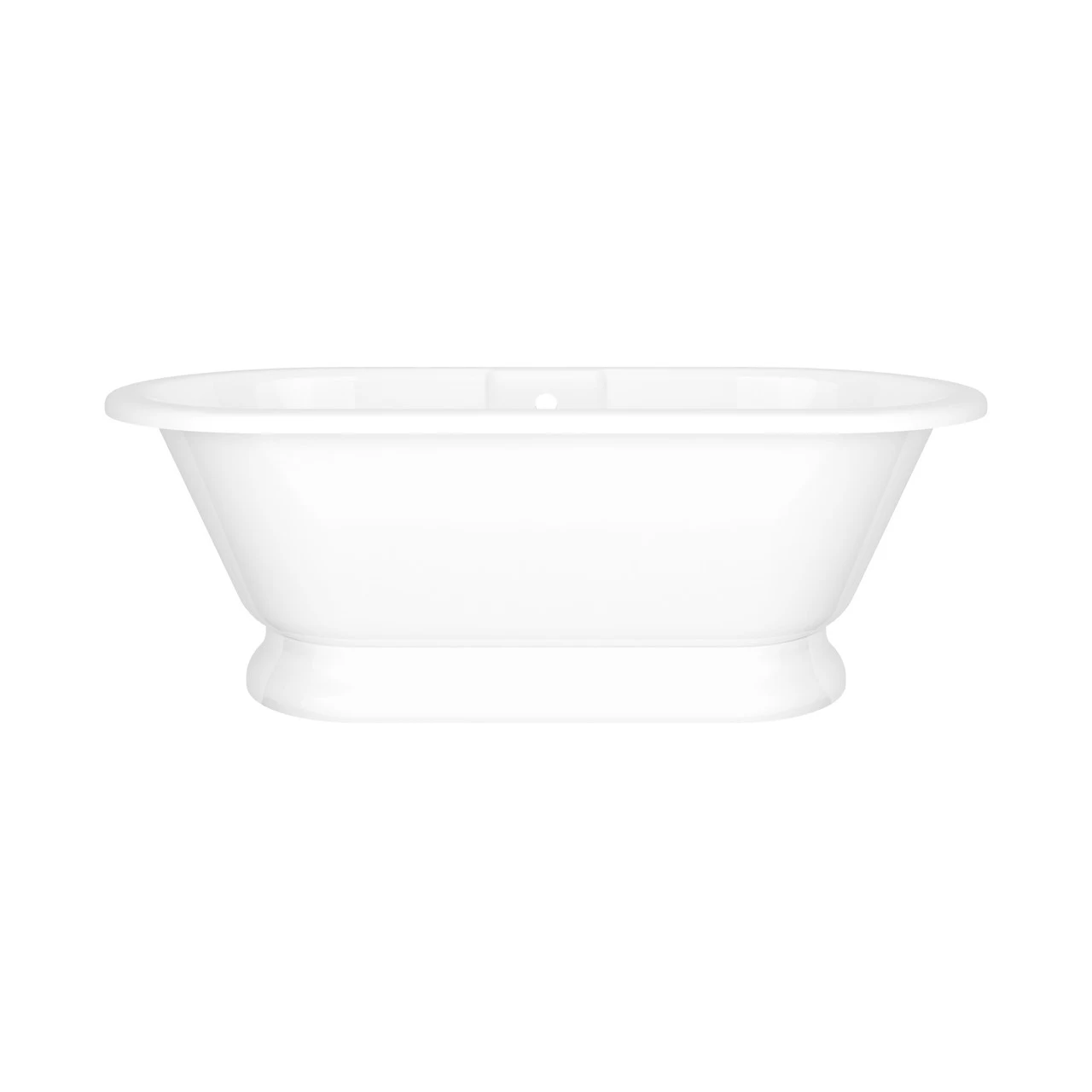 Victoria + Albert York 69" x 32" Freestanding Soaking Bathtub With Pedestal Base And Void YOR