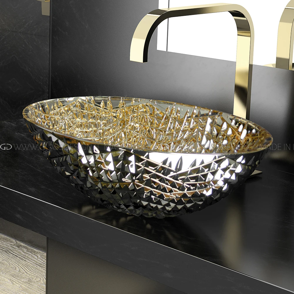 Glass Design Ice Oval Lux Sotto ICEOVSSLF4