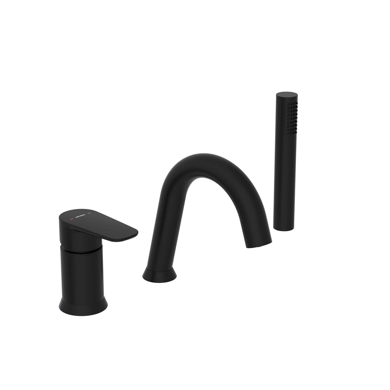 VitrA Flow Soft Three-Hole Deck-Mounted Bath Mixer A4310036