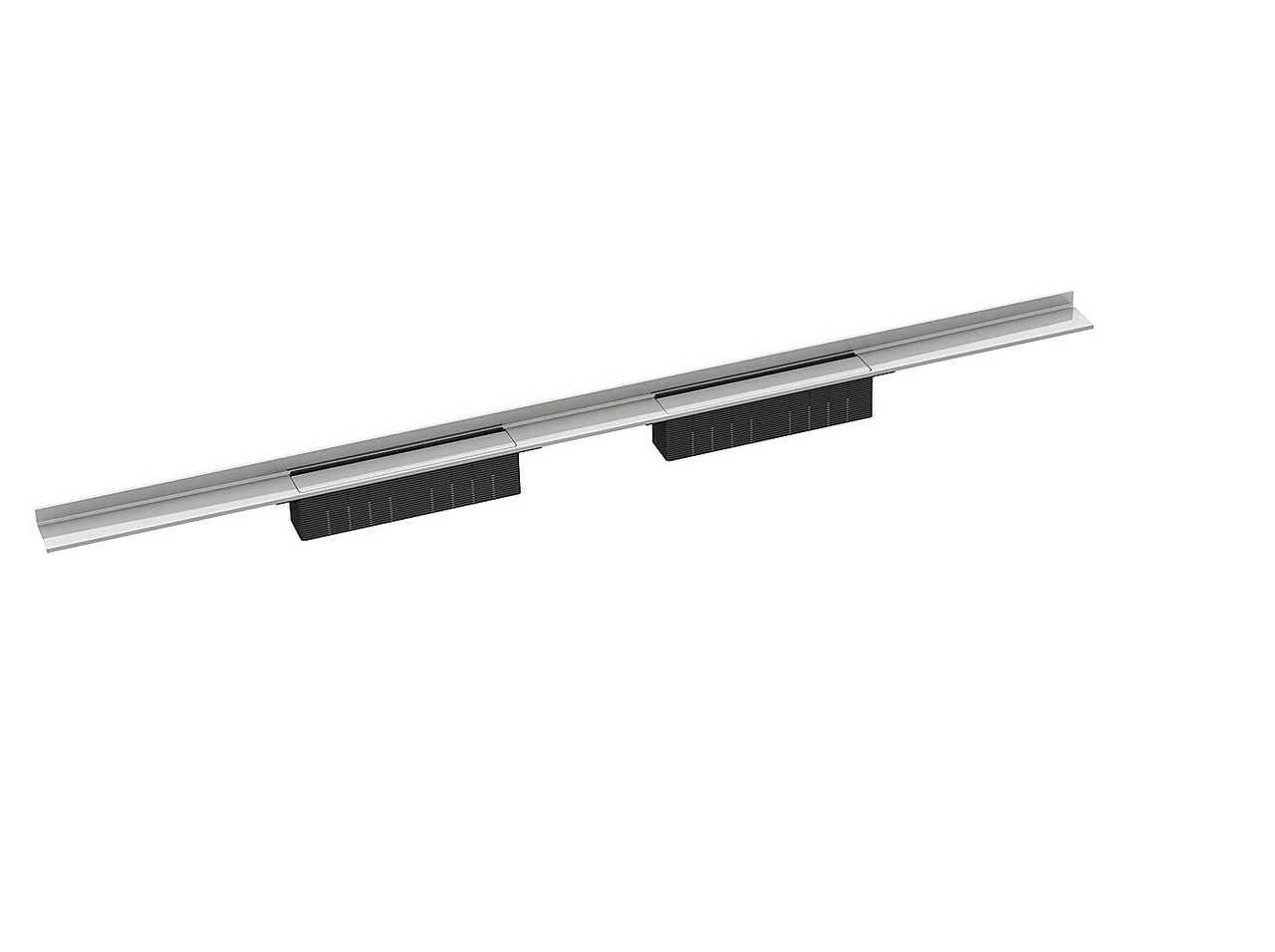 Dallmer Shower channel CeraWall Select Duo polished stainless steel, 1300 mm
