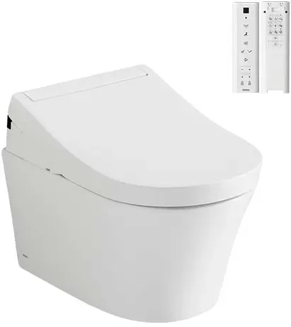 TOTO Wall hung toilet, tornado flush w/ CCT ( cefiontect ), 220mm 4.5 / 3.0 LPF CW553EA#XW
