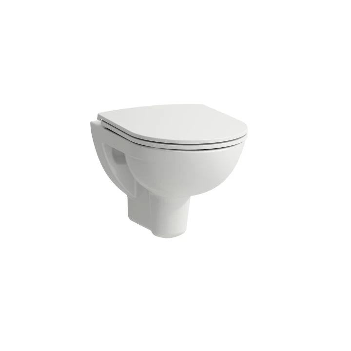 LAUFEN Wall-hung WC 49 × 36 × 35 (45) cm, compact, rimless H821952
