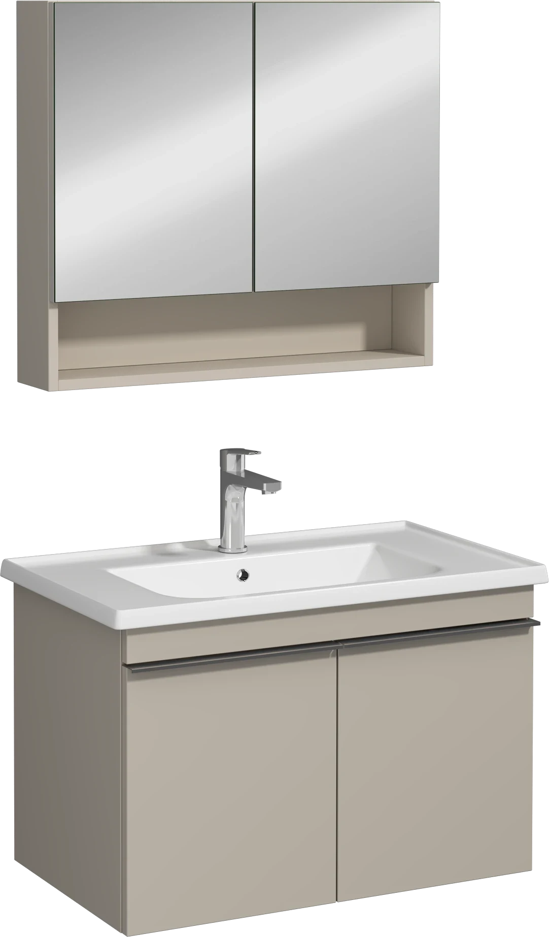Isvea Terni Washbasin Cabinet Ash Gray 65 cm 22TE1022065I