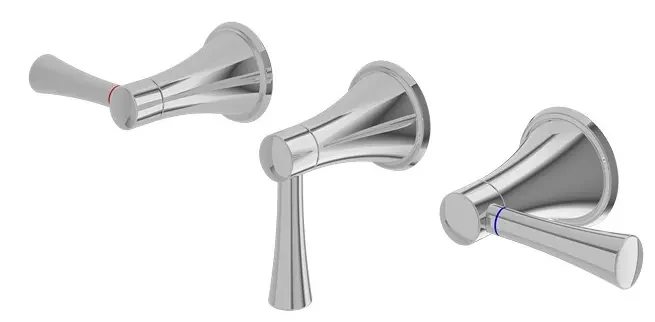 TOTO "Gloria" Lever Handle Mixing Valve for Bath & Shower W/Diverter TX417SG
