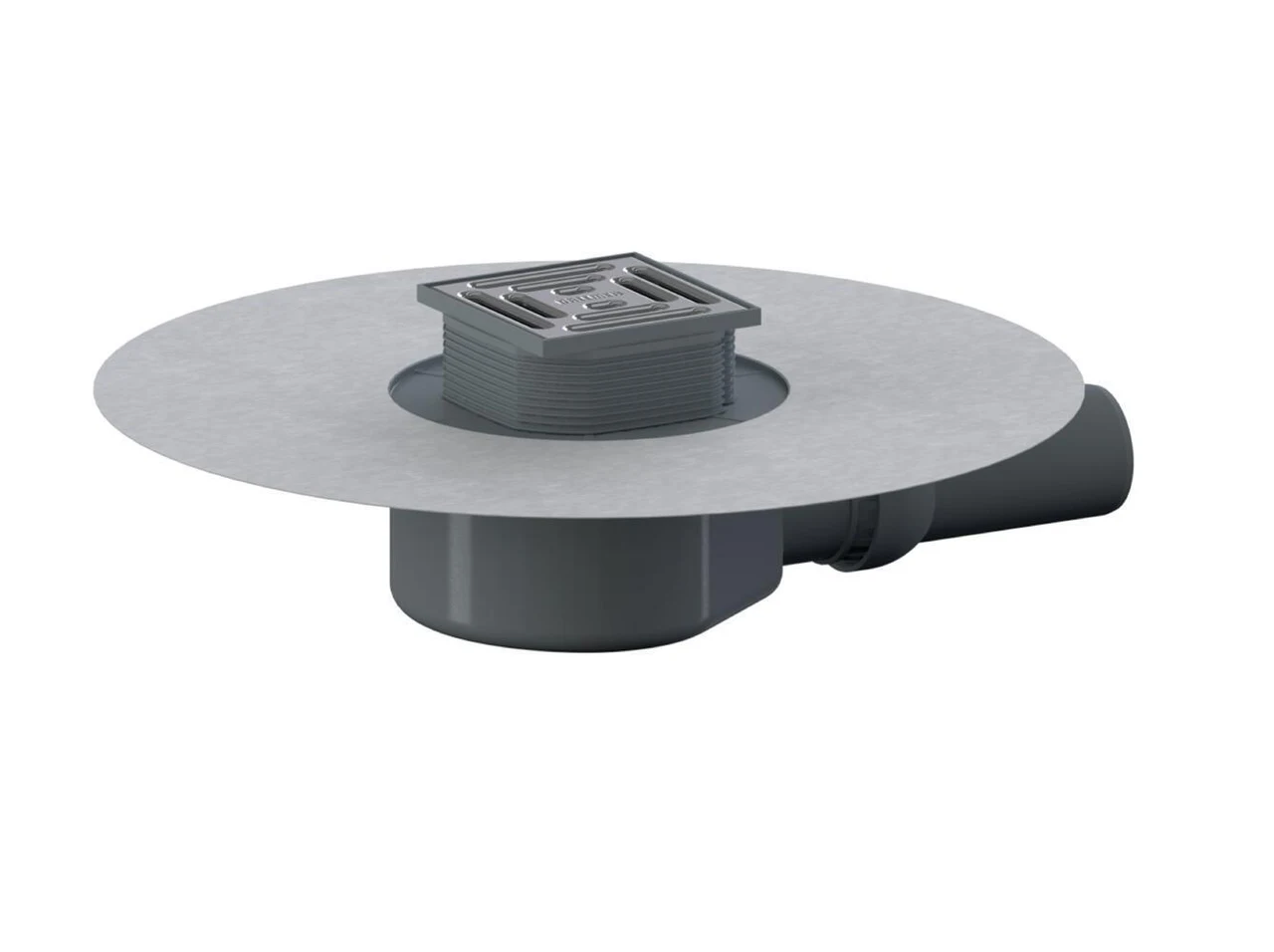 Dallmer Floor drain DallDrain Pure OM, DN 50, 100 x 100 mm 517548