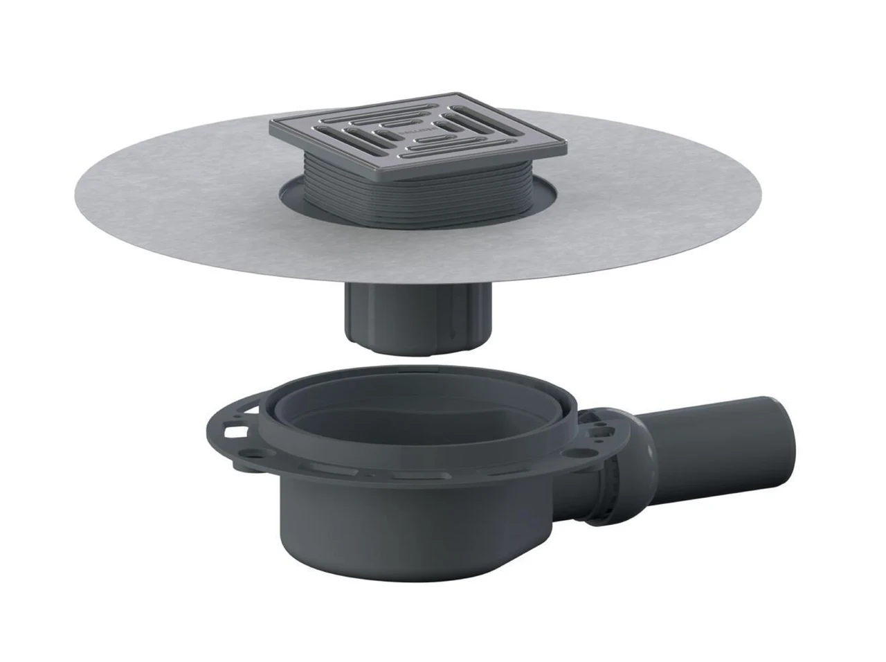 Dallmer Floor drain DallDrain Select OM, DN 50, 120 x 120 mm 517579