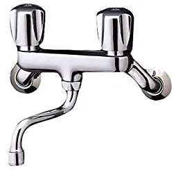 TOTO Wall Mtd Sink Mixer (Short Spout) TKG20B2U