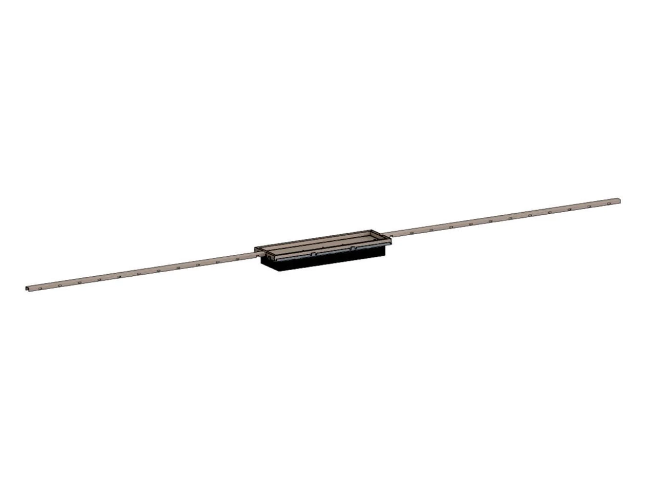 Dallmer Shower channel CeraFloor Connect red gold matt, 800 - 1500 mm