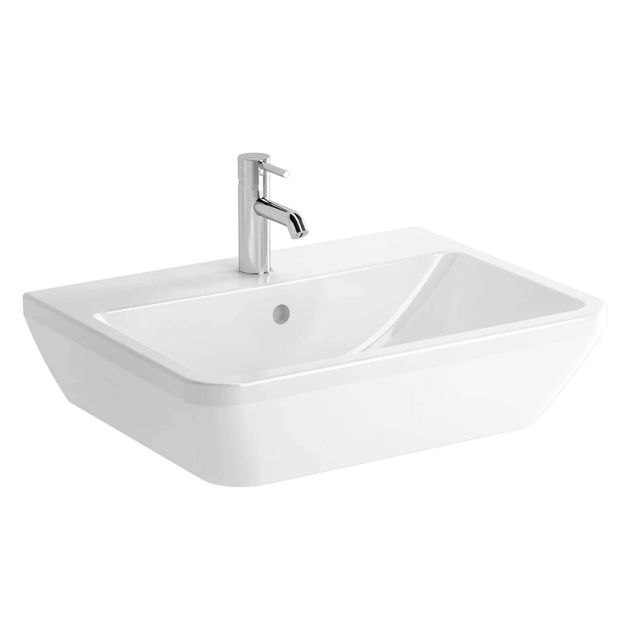 VitrA Integra Square Washbasin - 65cm 7051L003-0001