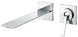 TOTO ZL Single Lever Lavatory Faucet - Wall Mounted w/o Pop-Up Waste (Long Spout) TLP02310DC
