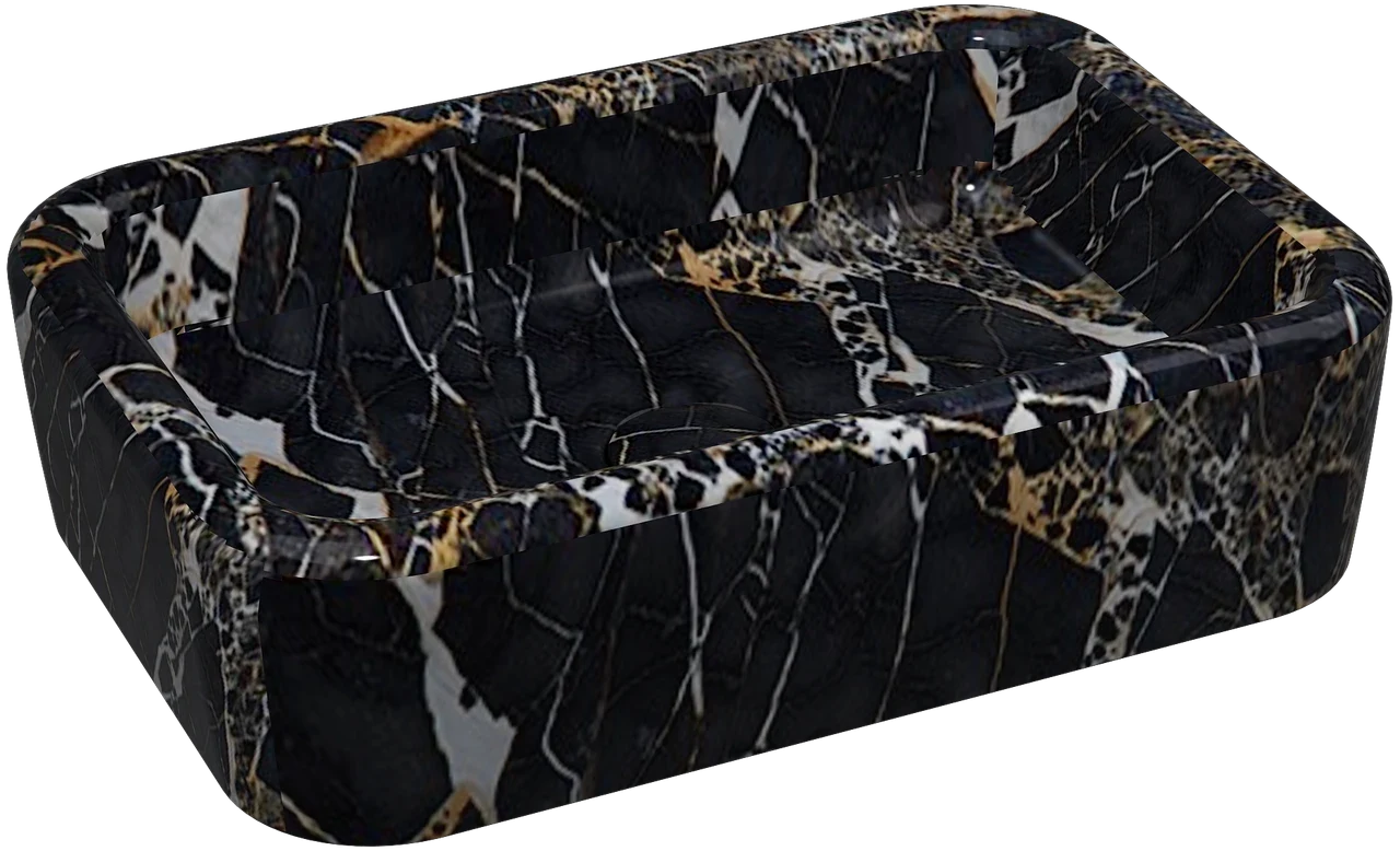 Isvea Curvo Patterned Washbasin 60 cm 10CR65062-MRB