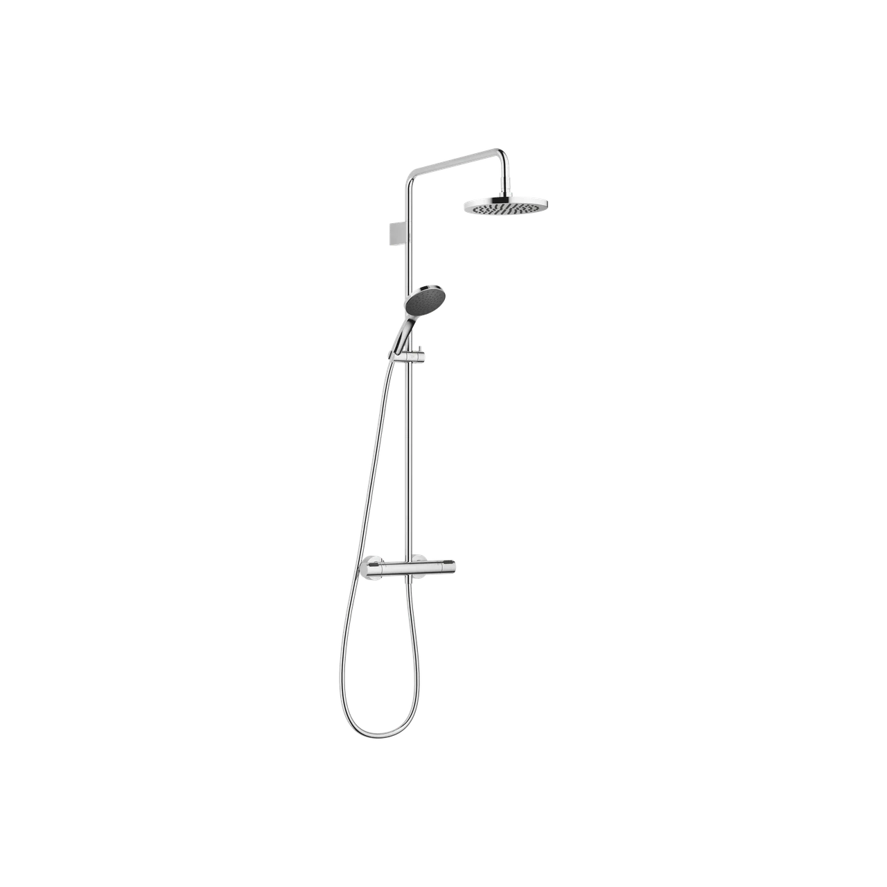 Dornbracht Shower pipe with shower thermostat with hand shower set 220 mm 34467979