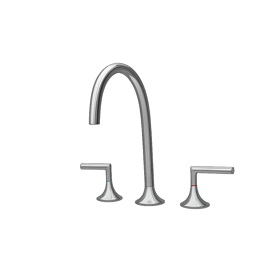 Oceandell Three-Hole Widespread Basin Mixer MHA-0002