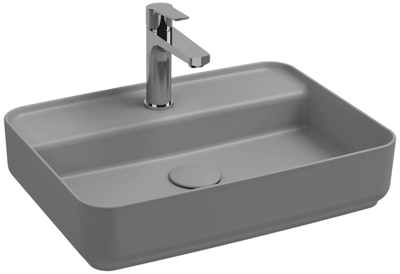 Isvea Infinity Counter-Top Washbasin 55 cm- Stone Gray 10NFS65V55I