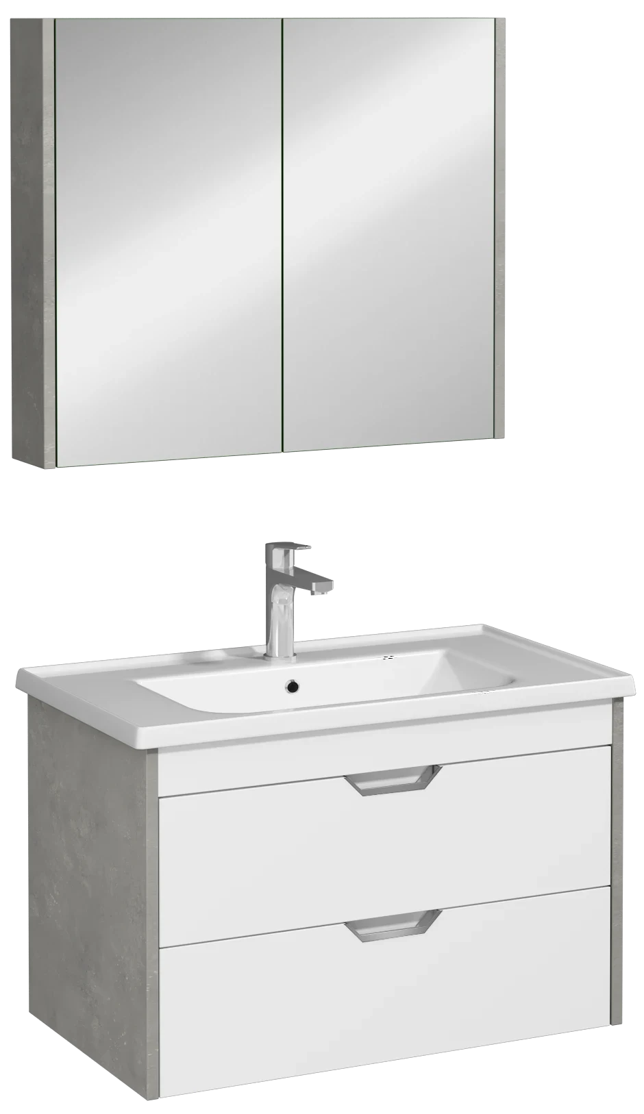 Isvea Pavia Washbasin Unit with Drawer 80 cm 24PNS441081I