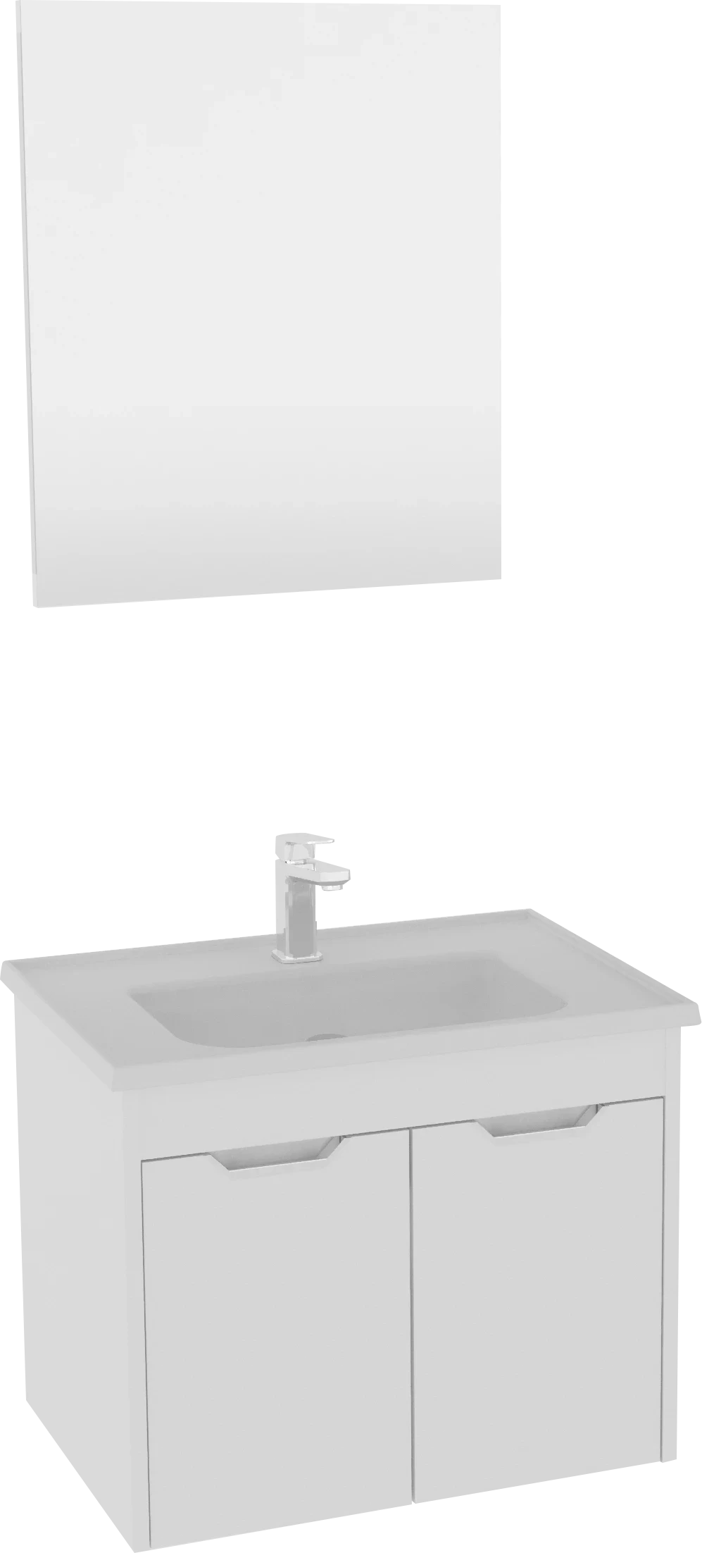 Isvea Pavia Washbasin Unit with Cover 65 cm 24PNS432065I