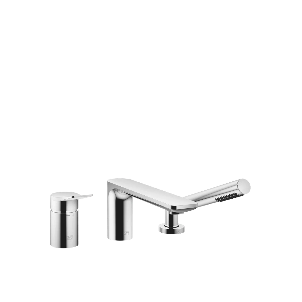 Dornbracht LISSÉ Three-hole single-lever bath mixer for bath rim or tile edge installation 27412845