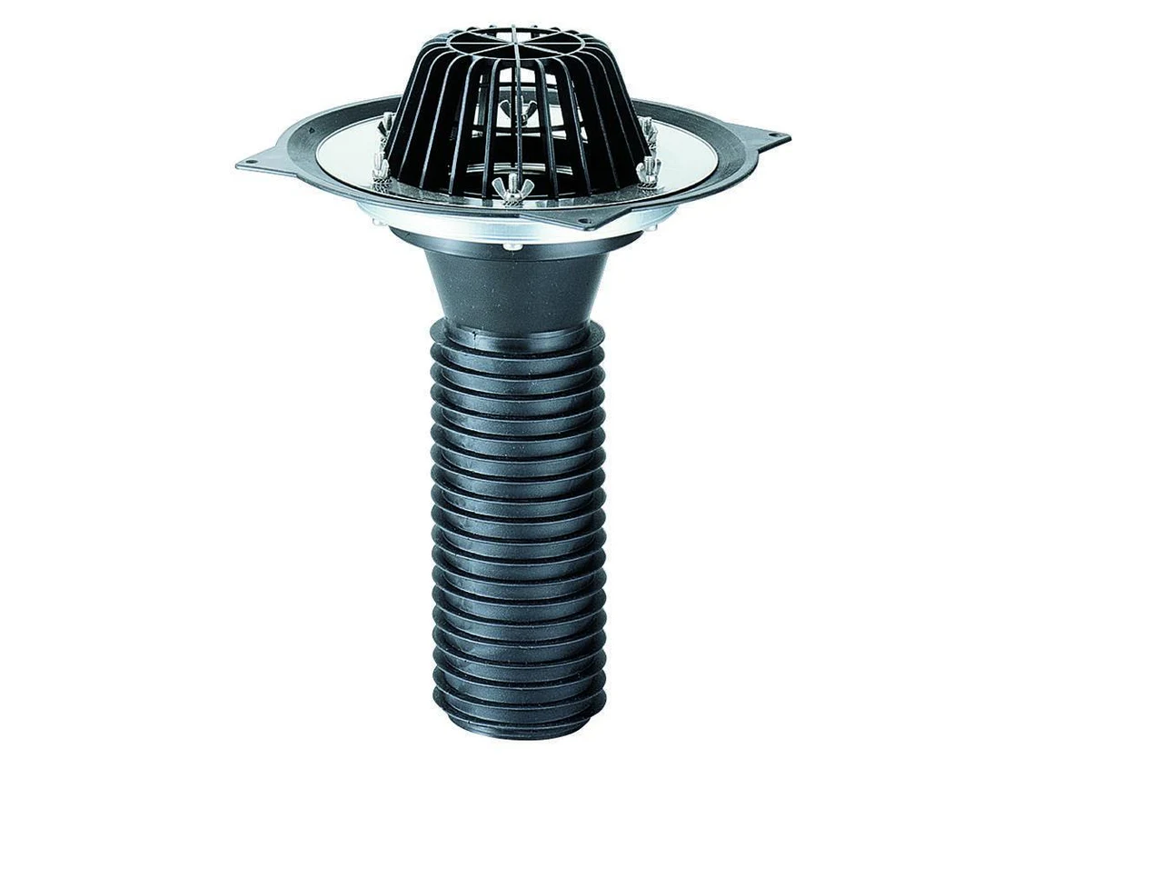 Dallmer Renova roof drain type 63 T clamp ring, 345 mm, DN 70 630049