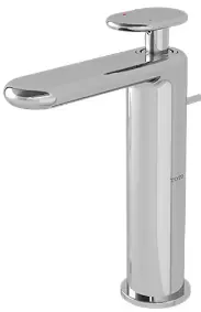 TOTO "Lozza" Extended Single Lever Lavatory Faucet W/ 1 1/4" Pop-Up Waste (Height= 219 mm) TX116MMCV4