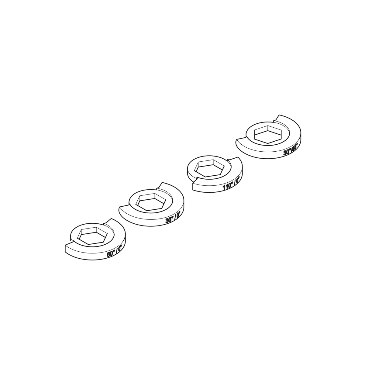 Dornbracht Swivel limitation set - 1282097090
