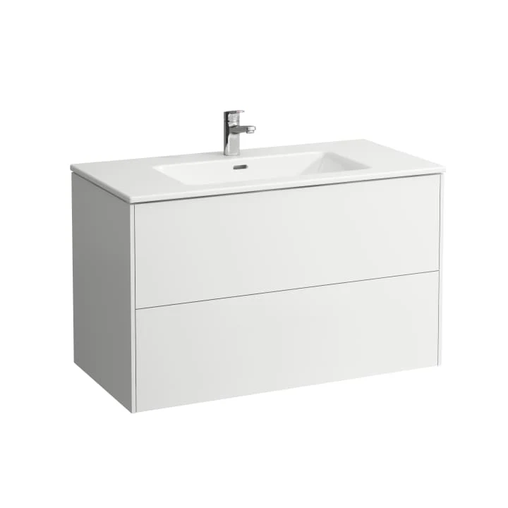 LAUFEN Slim washbasin with vanity unit100 × 50 cm H864962