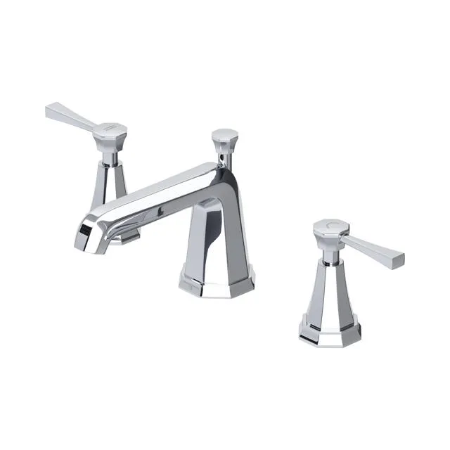 Perrin & Rowe Three hole deck mounted basin mixer with lever handles 3141