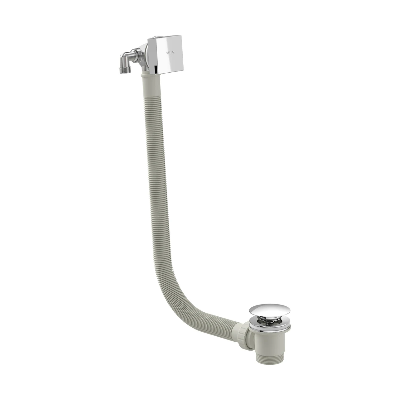 VitrA Square exo bath filler - Chrome 5704103
