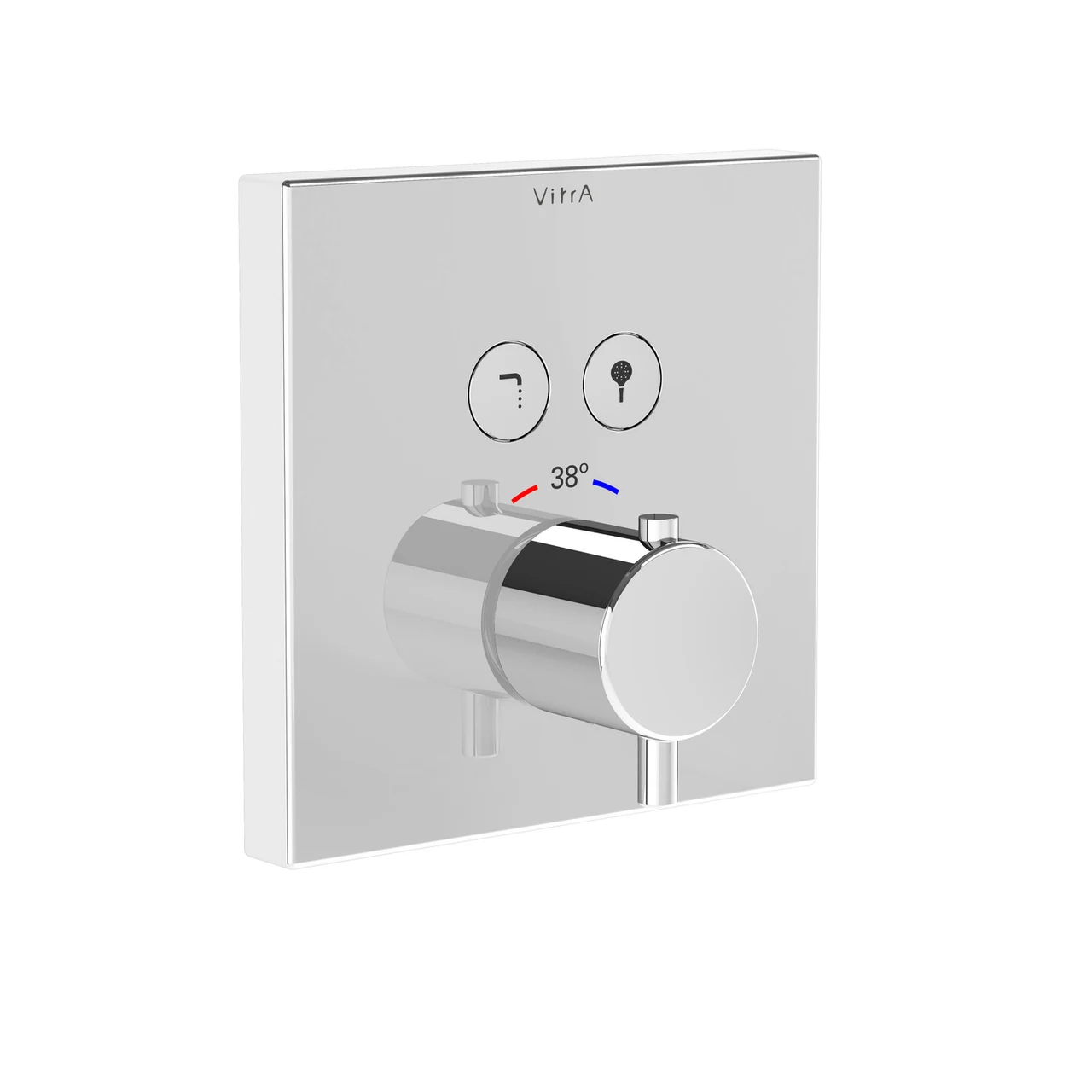 VitrA Aquacontrol Thermostatic Built-in Bath/Shower Mixer - Square A42746EXP