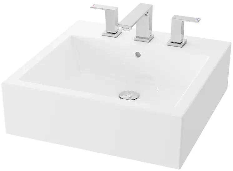 TOTO Wall Hung Lavatory 3 Tap Holes (505 x 505 x 155 mm)