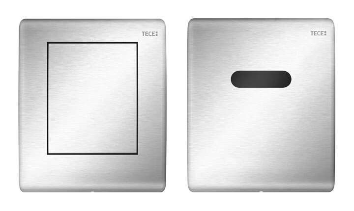 TECE TECEplanus manual and electronic urinal controls TECEplanus Urinal