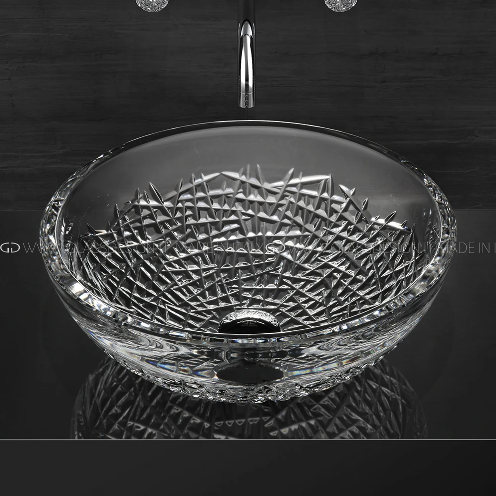 Glass Design Ice Round ICEROT01F4