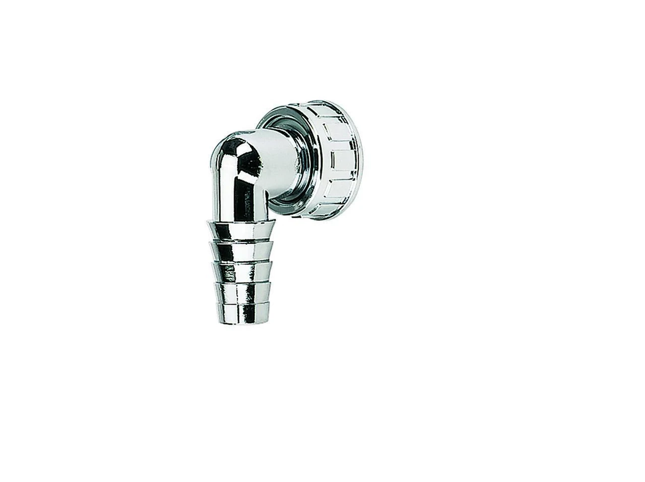 Dallmer Hose connector 90° for concealed traps HL 400/405/406, chromed, 1" 140173