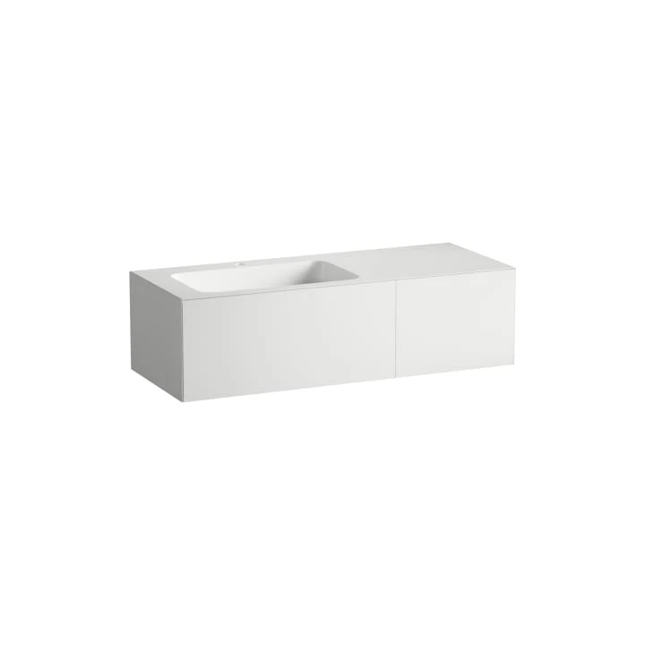 LAUFEN Washplace, wall-hung 125,4 × 50 cm H580FO75251111