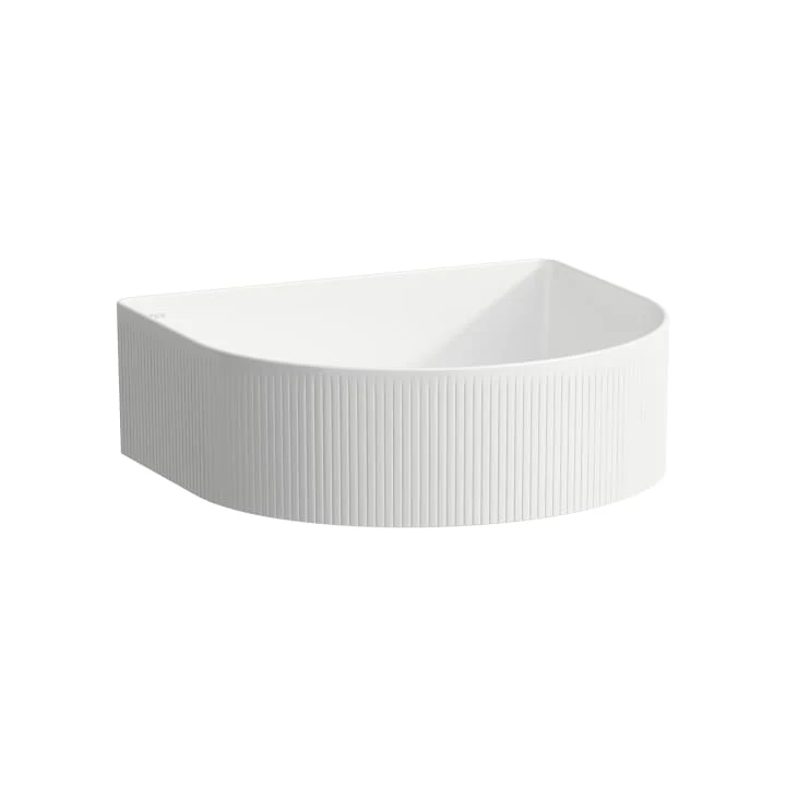 LAUFEN Washbasin bowl with outside texture 41 × 36,5 cm H812343