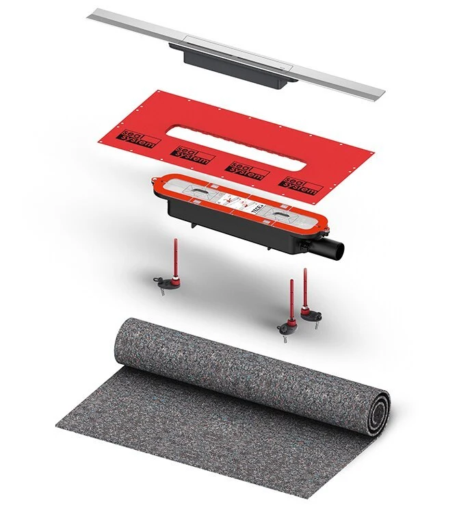 TECE TECEdrainprofile flat, standard and vertical drains TECEdrainprofile drains