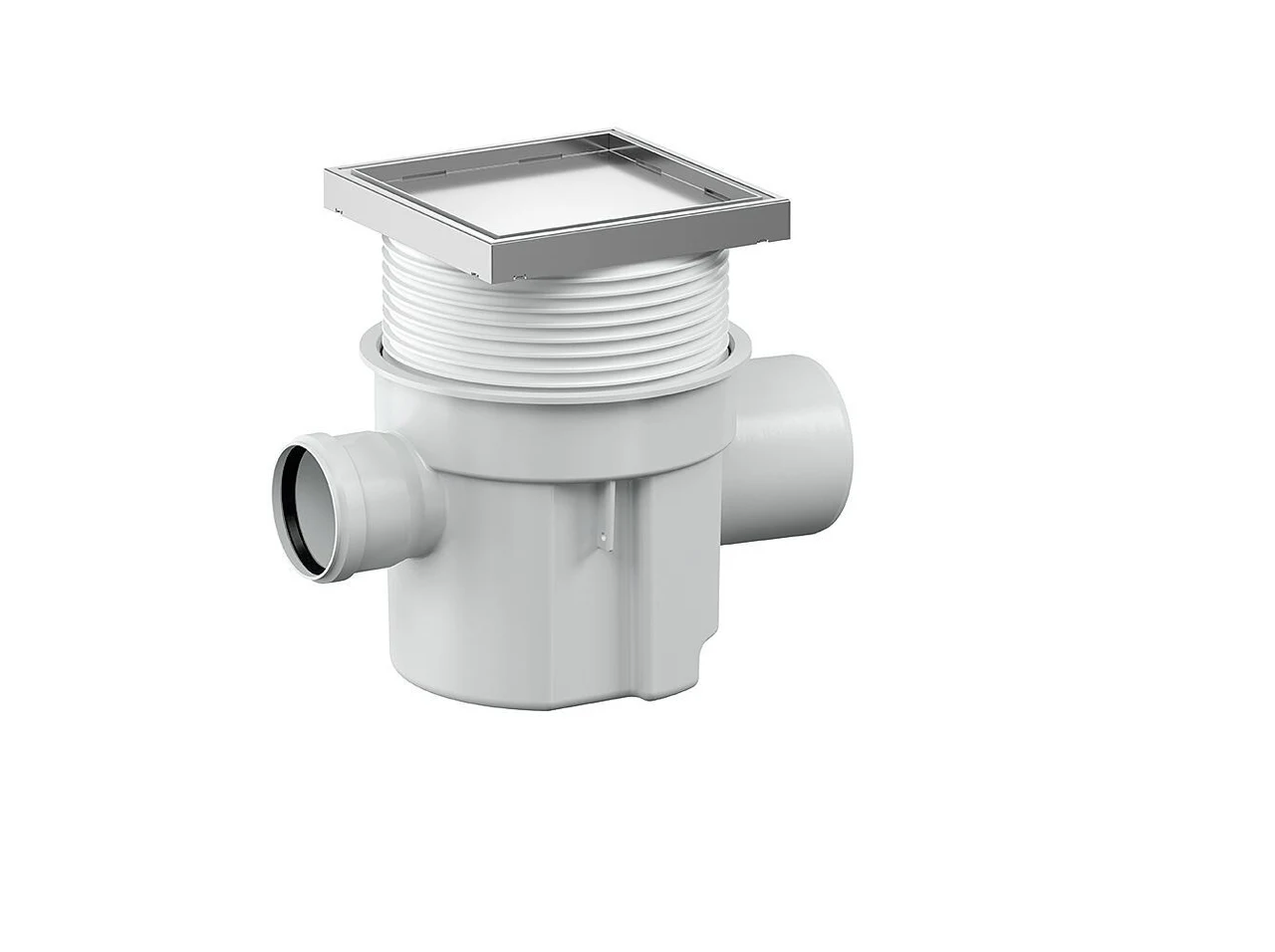 Dallmer Anti-flooding drain DallSafe 200/1 Stone, DN 100, 200 x 200 mm 720221