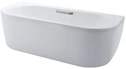 TOTO Enameled Cast Iron Bathtub w/out Hand Grip, 210L ( 1800W x 800D x 537H mm ) FBYN1816DPTE#W