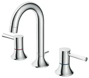 TOTO TOTO "LN" Two Handle Lavatory Faucet ( 3 Hole )(with Popup)(TLS02201B)