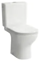LAUFEN Floorstanding WC close-coupled, rimless