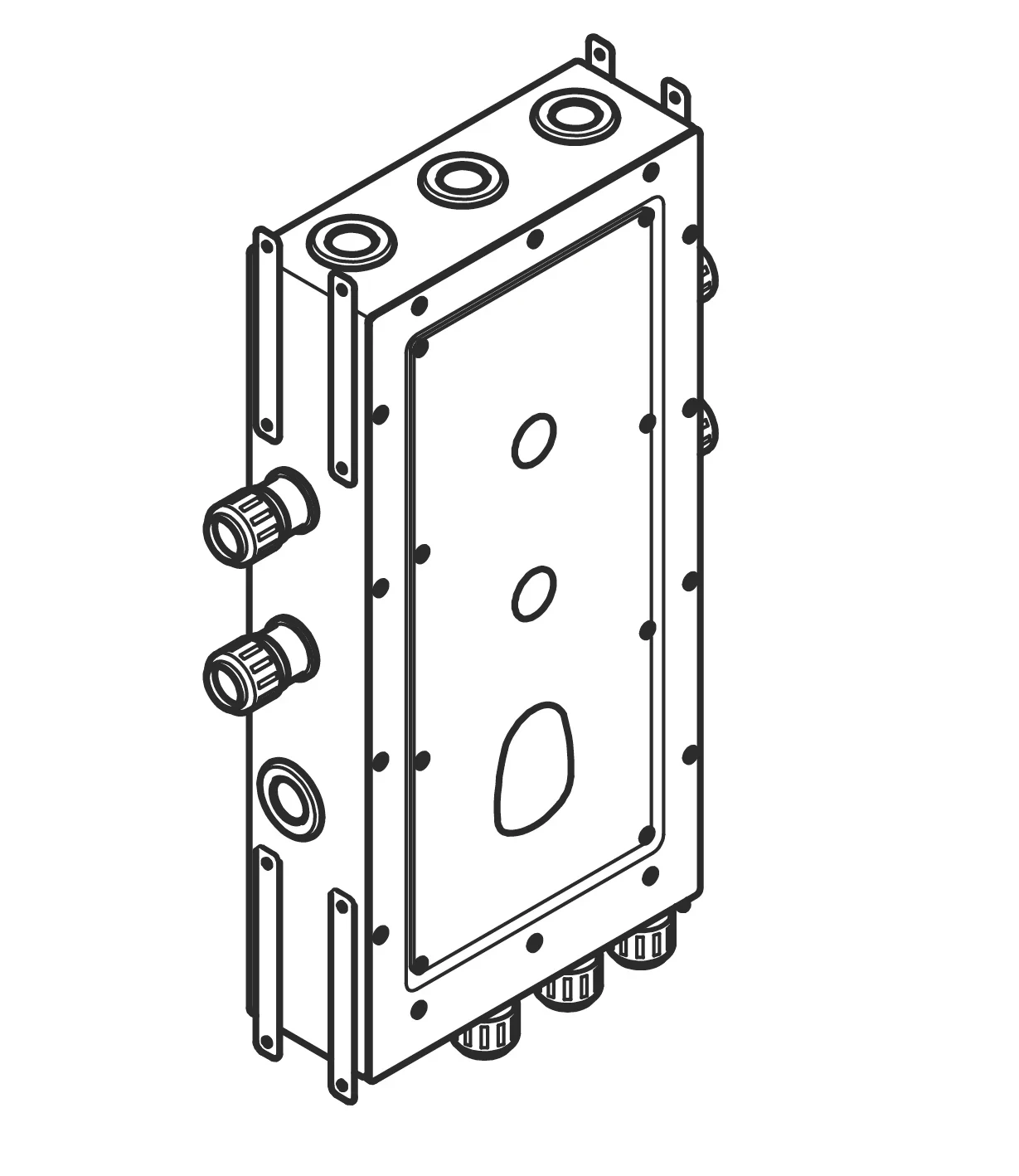 Dornbracht Drybox Thermostat module with 2 valves - 3952197090