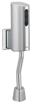 TOTO Urinal Exposed Sensor Flush Valve (Battery Operated) - Bend Pipe (1.9L) DUE110PSK